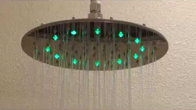 LED Heat Sensitive Rain Head