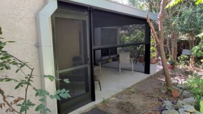 Patio Front View With Power Screen